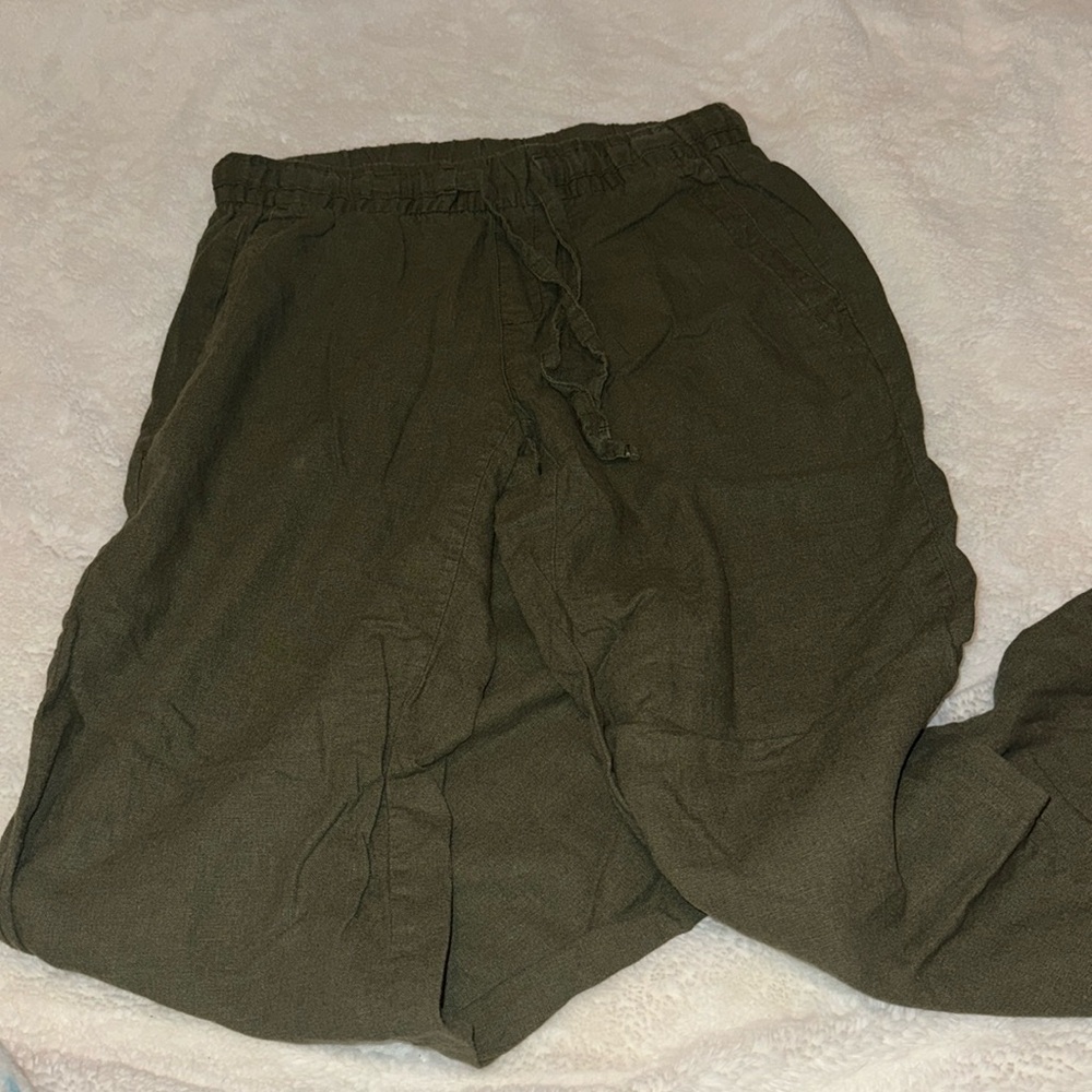 Green pants